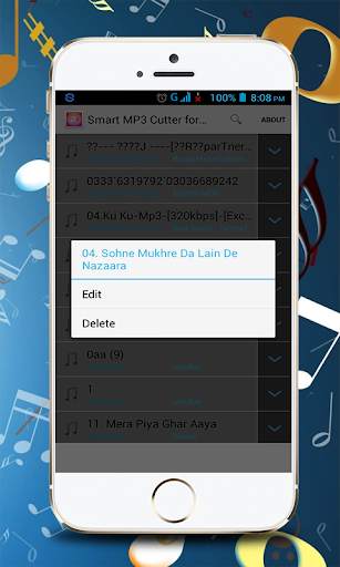 Smart MP3 Cutter for Android screenshot 1