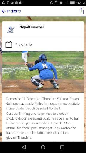 Napoli Baseball screenshot 2