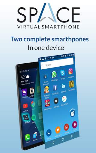 SPACE Virtual Smartphone (Second Space phone) screenshot 1