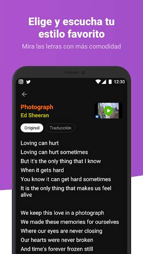 Letras - Letras de canciones screenshot 7