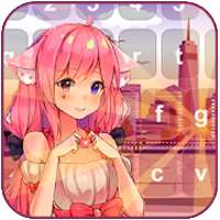 Anime Mask Girl Keyboard 👧