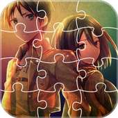 Anime Jigsaw Puzzles Games: Attack Titan Puzzle logo
