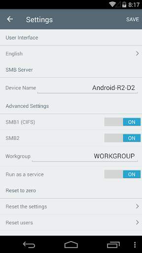 LAN drive - SAMBA Server & Client screenshot 6
