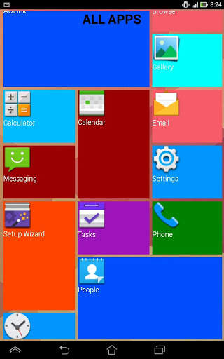 TILES LAUNCHER VS screenshot 9