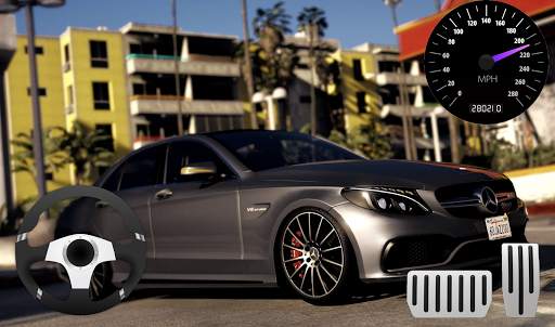 Parking Mercedes C63 AMG City Drive screenshot 3