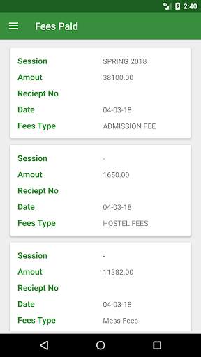 NIT Srinagar Student Diary screenshot 1