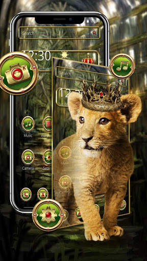 Royal King Baby Lion Theme screenshot 1