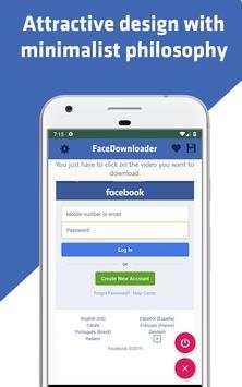 FaceDownloader | Download Facebook videos screenshot 1