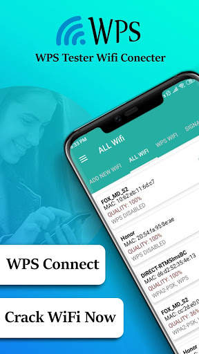 WPS Connect & Detect WPS WiFi (WPS WPA Tester) screenshot 1