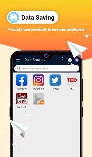 Deer Browser Lite: Free, Light & Safe Browser 📺 screenshot 3