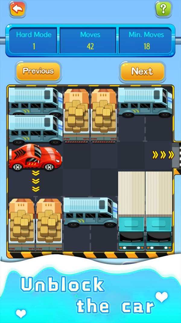 Car Flee - Unblock red car screenshot 1