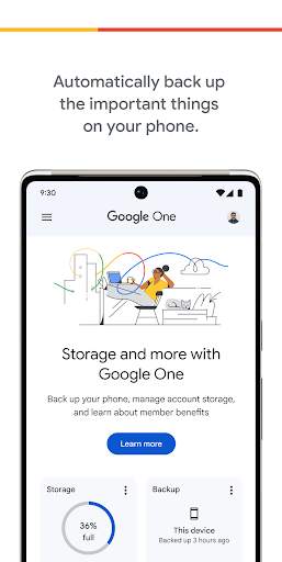 Google One screenshot 1