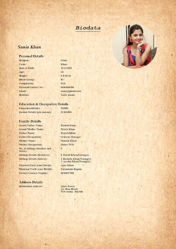 Muslim Marriage Biodata Maker screenshot 4