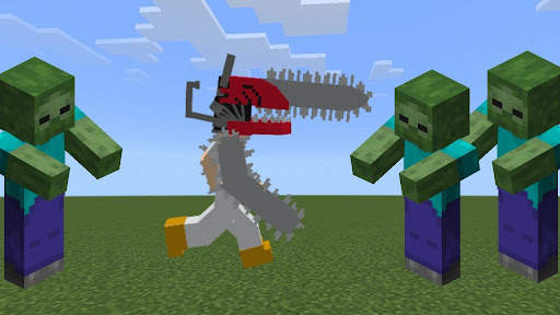 chainsaw man minecraft  Addon screenshot 5