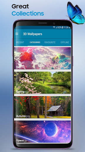 3D Wallpapers  Backgrounds HD screenshot 5