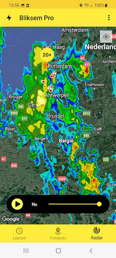 Mijn Bliksemtracker & -alarmen screenshot 2