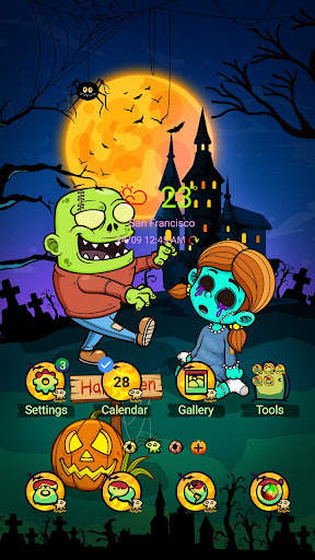 Zombie Halloween - Wallpaper screenshot 1