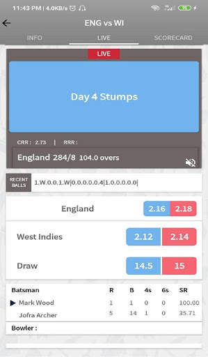 Live Line & Cricket Scores- Cricket Inception screenshot 3