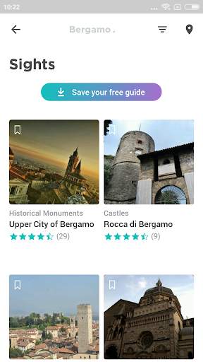 Bergamo Travel Guide in English with map screenshot 3