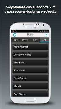 vuQio - Guia TV y Social TV screenshot 7