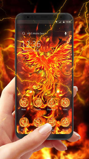 Flaming Phenix-APUS theme & HD wallpapers screenshot 4