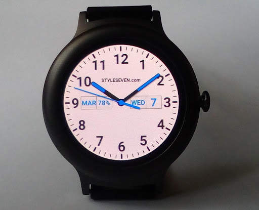 Analog Watch Face Plus-7 for Wear OS by Google screenshot 1