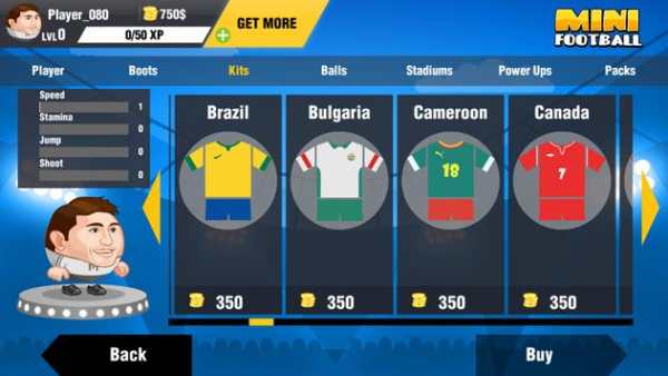 Mini Football Head Soccer Game screenshot 5