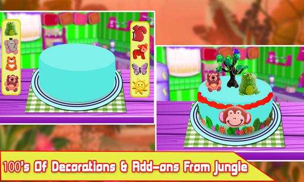 Jungle Cake Maker Cooking Game screenshot 3