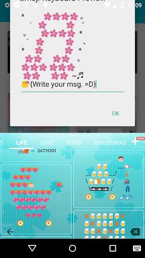 Life Art - Emoji Keyboard screenshot 1