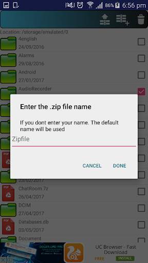 Rar Archiver screenshot 2