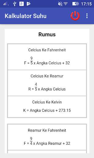 Kalkulator Suhu dan Massa Jenis screenshot 7