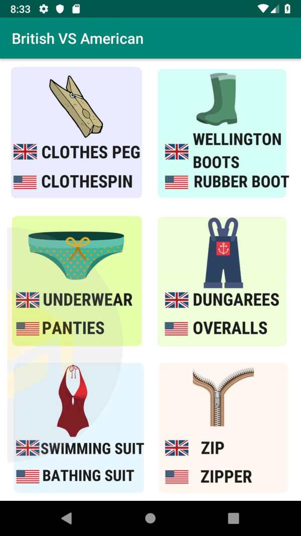 British VS American скриншот 2