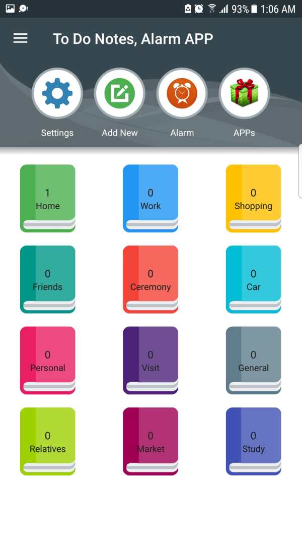 To Do List Notes Alarm Color Reminder Note Notepad screenshot 2