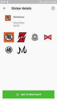 Stickers Dragon Ball for WhatsApp screenshot 8