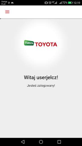 Nasza Toyota - Mobile App screenshot 1