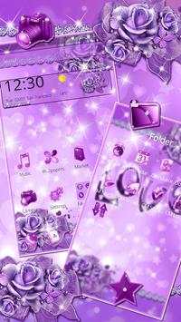 Purple Diamond Theme Love screenshot 2