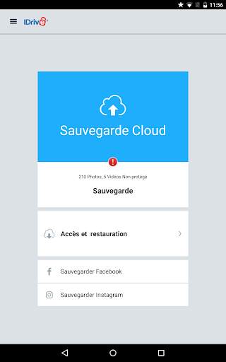 IDrive Online Backup screenshot 4