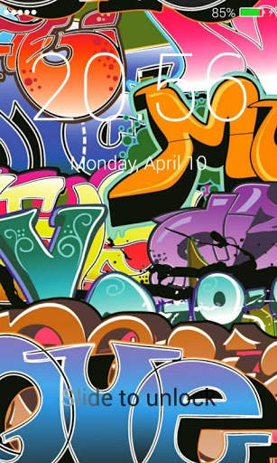 Graffiti Lock Screen screenshot 4
