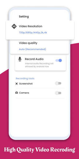 Screen Recorder & Video Call Recorder 4 تصوير الشاشة