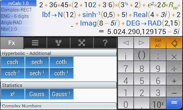 rvCalc Calculator FREE screenshot 3