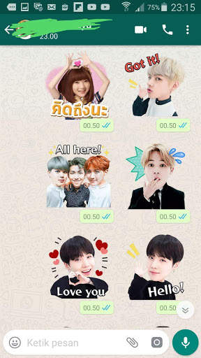 KPOP WAStickerApps : Korean Stickers for Whatsapp screenshot 4