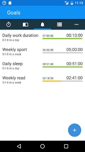 aTimeLogger - Time Tracker 4 تصوير الشاشة