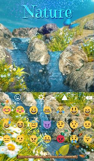 Nature Animated Keyboard   Live Wallpaper screenshot 4