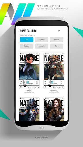 Axis Home Launcher screenshot 7