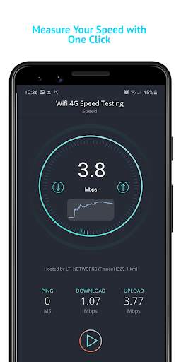 Wifi 4G Speed Testing screenshot 2