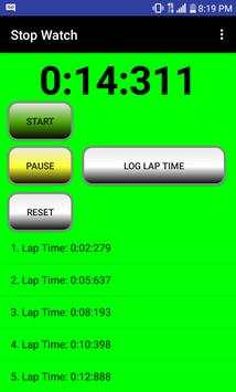 Stop Watch screenshot 2