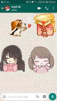 Free Messenger Whats 2019 Stickers screenshot 2