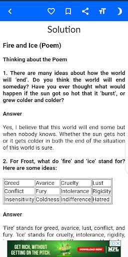 First Flight - NCERT Solution (Class - 10 English) скриншот 5