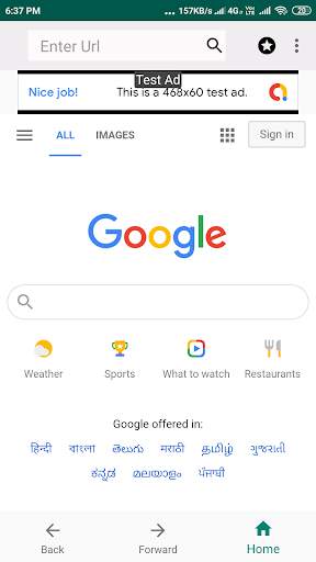 Swift Browser Lite screenshot 2