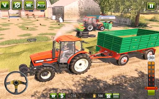 Drive Tractor: Farming Game 3D screenshot 3